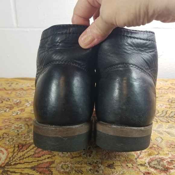 Frye Prison black lace up oil resistant ankle boots men 7.5 main image 6
